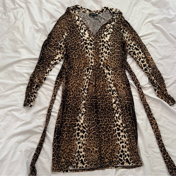 Karen Kane Leopard Animal Print Bishop Sleeve Dress – Size XL | Chic & Statement - Picture 4 of 4
